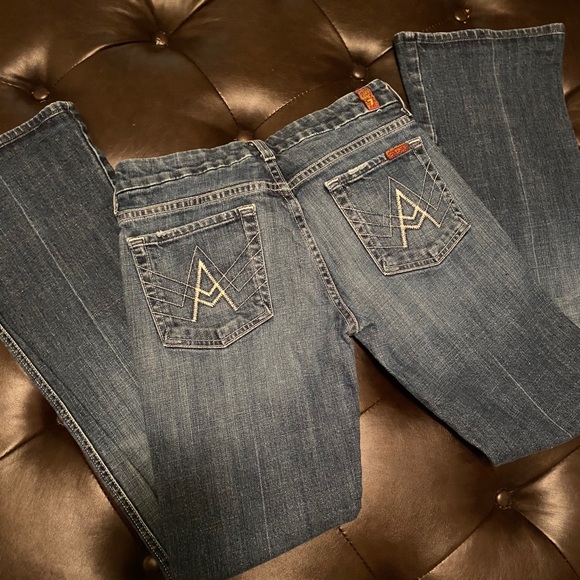 7FAM A pocket jeans size 28 - Picture 3 of 4